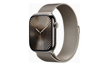 Watch 10 LTE 46mm Natural Titanium / Nat Milanese ML (MWYC3) MWYC3 фото