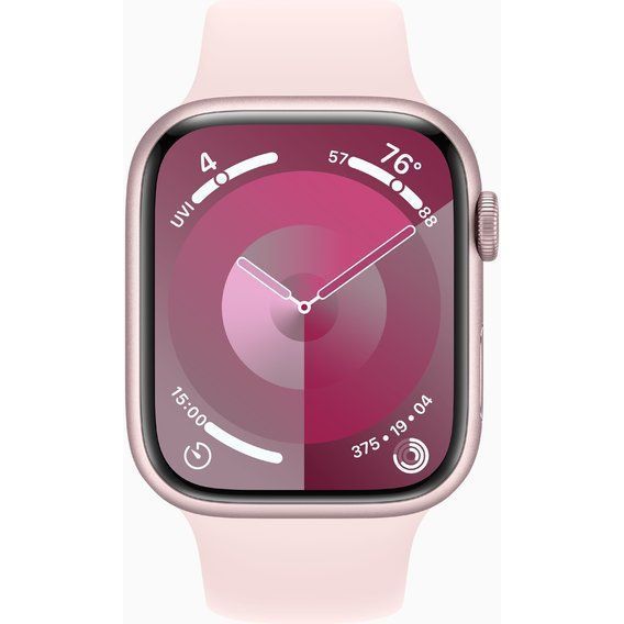 Watch Series 9 GPS 45mm Pink Aluminum Case w. Light Pink Sport Band - M/L (MR9H3) MR9H3 фото
