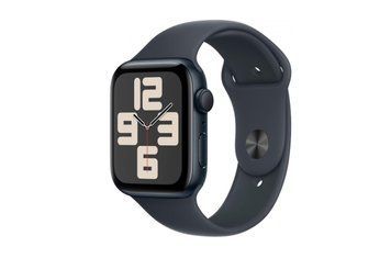Watch SE 2 GPS 44mm Midnight Aluminium Case w. Midnight Sport Band - M/L (MXEK3) MXEK3 фото