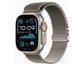 Apple Watch Ultra 2 GPS + Cellular 49mm Natural Titanium Case w. N. Titanium Milanese Loop - M (MX5R3)