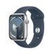 Watch Series 9 GPS 45mm Silver Aluminum Case w. Storm Blue Sport Band - S/M (MR9D3)
