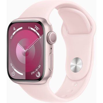 Watch Series 9 GPS 41mm Pink Aluminum Case w. Light Pink Sport Band - M/L (MR943) MR943 фото
