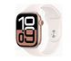 Watch Series 10 GPS 46mm Rose Gold Alu. Case w. Light Blush Sport Band - M/L (MWWU3)